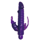 Ribbed Bunny Vibe- Purple Sex Toy Product