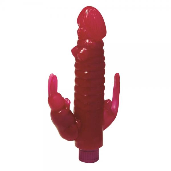 Ribbed Bunny Vibe- Violet Sex Toy Product