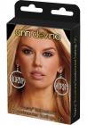Horny Rhnestone Doorknocker Earrings 2 Inches Sex Toy Product