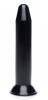 Smooth Tool Dildo Black Sex Toy Product Image 1