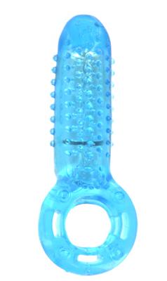 Powerful Bullet Cock Ring Blue Sex Toy Product
