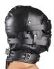 Total Lockdown Leather Hood Black Small/Medium  Sex Toy Product Image 4