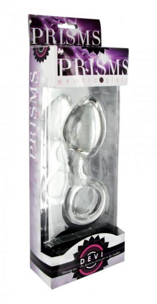 Devi Glass Plug Clear Sex Toy Product