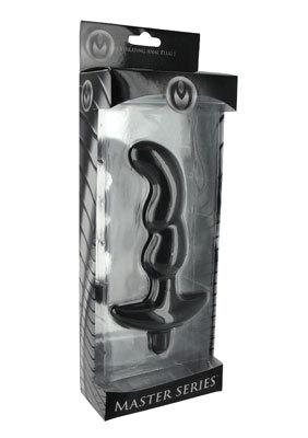 Onyx Vibrating Silicone Anal Plug Black Sex Toy Product