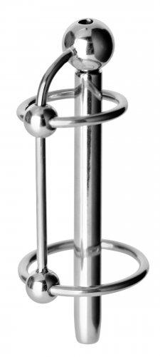 Excrucio Ringed Cum Thru Urethral Plug Sex Toy Product