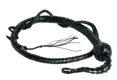3 Foot Snake Whip 12 Plait Black Sex Toy Product