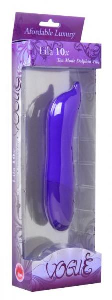 Lila 10X Mode Silicone Dolphin Vibe Purple Sex Toy Product