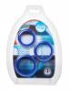 3 Piece Silicone Erection Rings - Blue Sex Toy Product Image 3