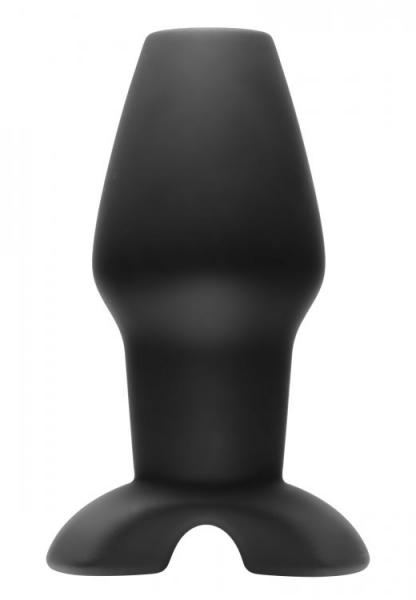 Invasion Hollow Silicone Anal Plug Large Black Sex Toy Product