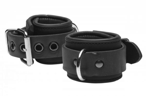 Serve Neoprene Buckle Cuffs Black Sex Toy Product