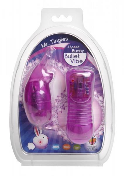 Mr. Tingles 4 Speed Bunny Bullet Vibe Sex Toy Product