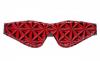 Crimson Full Blackout Embossed Blindfold Sex Toy Product Image 3