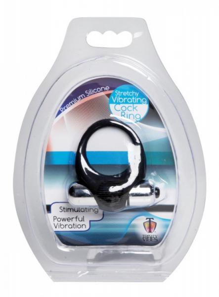 Premium Silicone Stretchy Vibrating Cock Ring Sex Toy Product