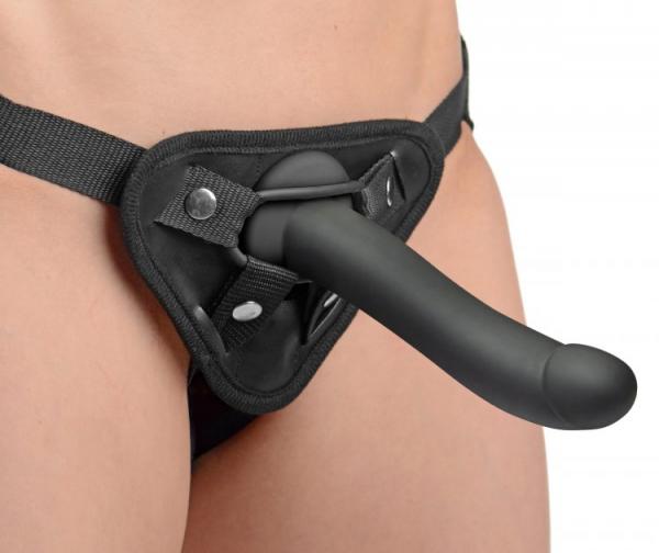 Onyx Vibrating Silicone G-Spot Dildo Black Sex Toy Product