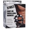 Strict Snap On Cock And Ball Harness Black Sex Toy Product Image 4