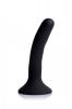 Black Silicone Strap On Dildo Small Bulk Sex Toy Product Image 2