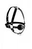 Head Harness With 1.65 Inches Ball Gag Black Leather Sex Toy Product Image 3