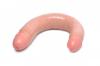 Realistic 17.5 Inches Double Dong Beige Sex Toy Product Image 4