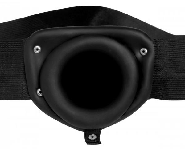 Pumper Inflatable Hollow Strap On Black Sex Toy Product