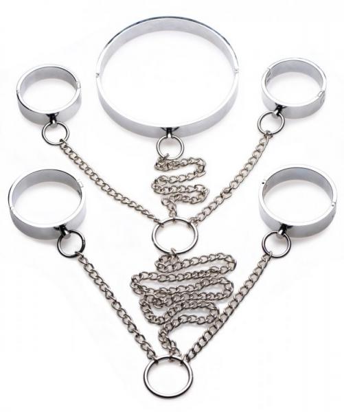5 Piece Stainless Steel Shackle Set Large Sex Toy Product