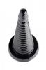 Giant Ribbed Anal Cone Black Sex Toy Product Image 4