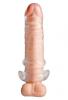 Tight Hole Clear Ribbed Penis Sheath Sex Toy Product Image 3