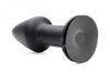 Mega Spade 10X Vibrating XL Silicone Plug Black Sex Toy Product Image 3