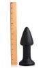 Mega Spade 10X Vibrating XL Silicone Plug Black Sex Toy Product Image 4
