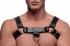 English Bull Dog Harness With Cock Strap Black Sex Toy Product Image 2