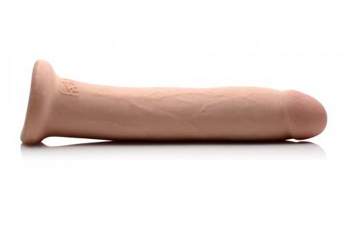 11 Inches Ultra Real Dual Layer Dildo Without Balls Beige Sex Toy Product