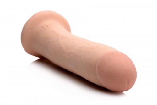 11 Inches Ultra Real Dual Layer Dildo Without Balls Beige Sex Toy Product