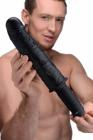 The Violator XXL Vibrating Giant Dildo Thruster Black Sex Toy Product