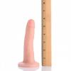 6 Inches Slim Dildo Beige Sex Toy Product Image 2