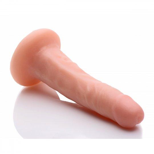 6 Inches Slim Dildo Beige Sex Toy Product