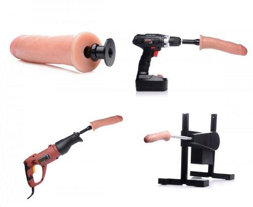 8 Inches Cock Lock Dildo Beige Sex Toy Product