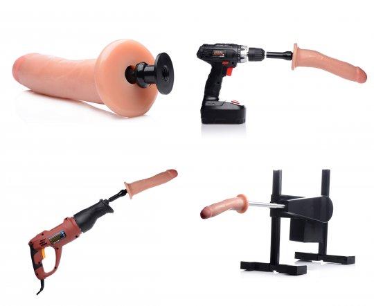 Lovebotz 9 Inches Cock Lock Dildo Beige Sex Toy Product