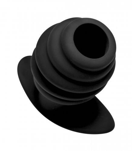 Hive Ass Tunnel Silicone Ribbed Hollow Anal Plug Large Sex Toy Product