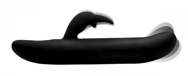 Bling Bunny 10X Flexing Silicone Rabbit Vibrator Black Sex Toy Product