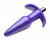 Smooth Vibrating Anal Plug Purple Sex Toy Product Image 4