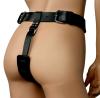Strict Leather Female Butt Plug And Dildo Harness Sex Toy Product Image 3