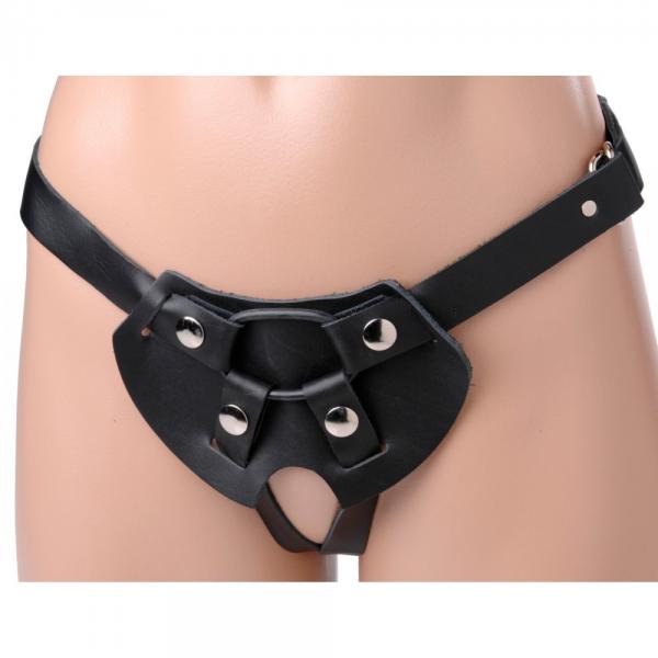 Strict Leather Two-strap Dildo Harness Sex Toy Product
