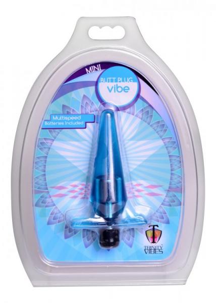 Mini Butt Plug Vibe Blue Sex Toy Product