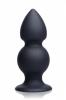 Tom Of Finland Weighted Silicone Anal Plug Black Sex Toy Product Image 1