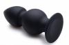 Tom Of Finland Weighted Silicone Anal Plug Black Sex Toy Product Image 2