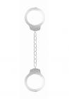 Ouch Beginners Legcuffs Metal White Sex Toy Product
