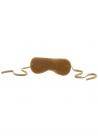 Eye Mask Brown Leather Blindfold O/S Sex Toy Product