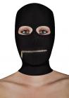 Extreme Zipper Mask With Mouth Zipper Black O/S Sex Toy Product