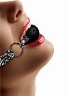 Breatheable Ball Gag - Love Street Art Fasion - Black Sex Toy Product