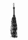 Leather Barbed Wire Flogger - Black Sex Toy Product
