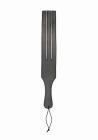 Three Finger Paddle Tawse - Black Sex Toy Product